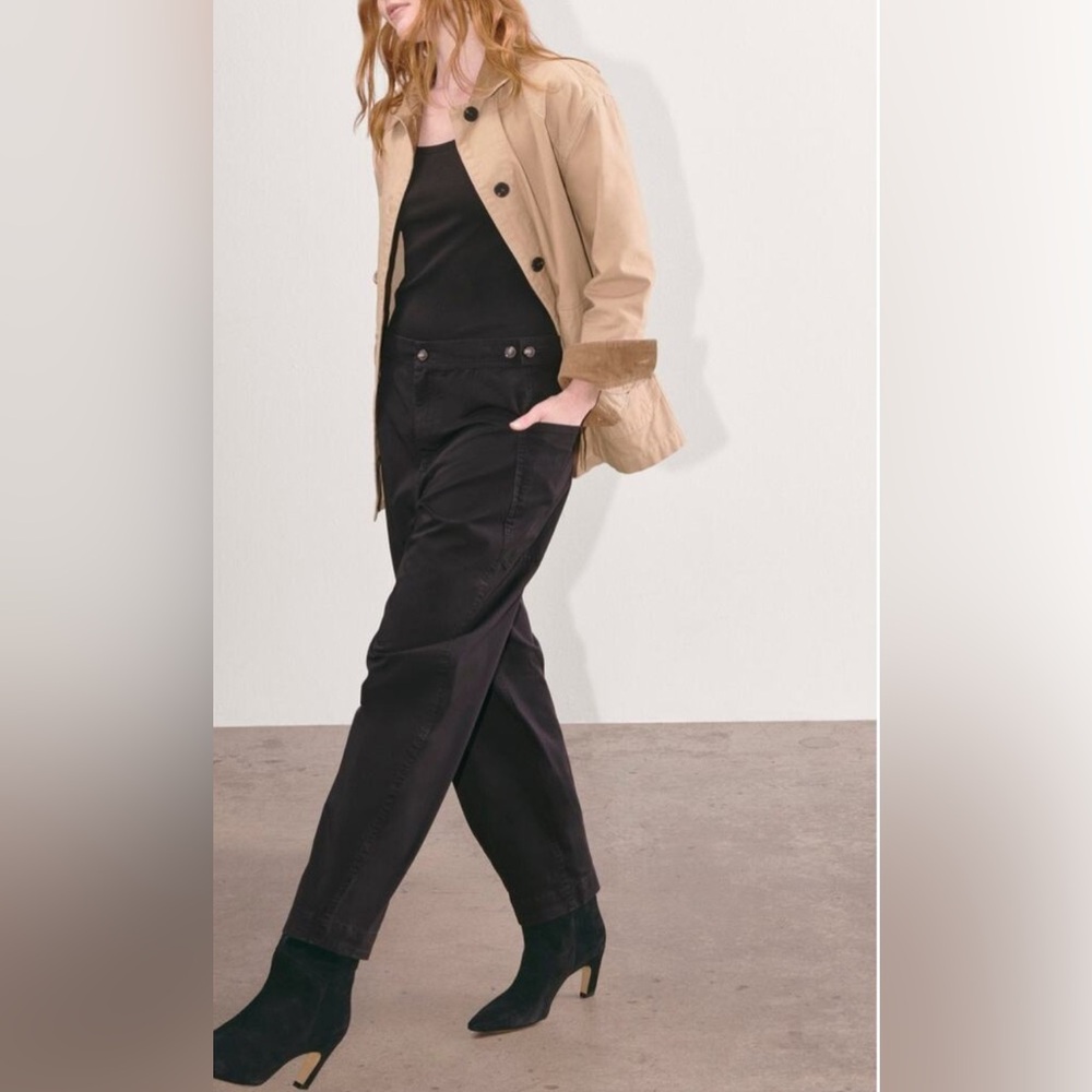 Everlane The Fatigue Barrel Pant in Black 10